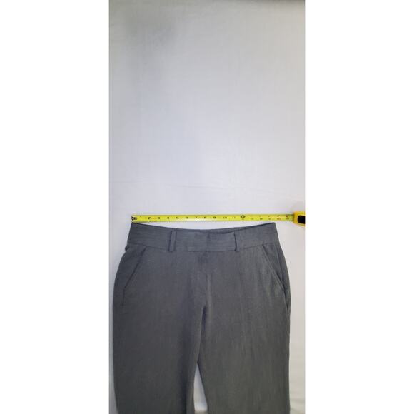 Michael Kors Sz 4 Dress Slacks Pants Women Zipper Poly Blend Stretch Gray Ca15 - Picture 4 of 8